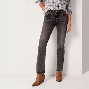 PILCRO & THE LETTERPRESS Anthropologie Black High Rise Bootcut Jeans Size 25